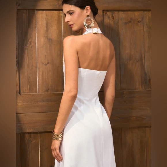 Commense White Backless Dress - Picture 6 of 6